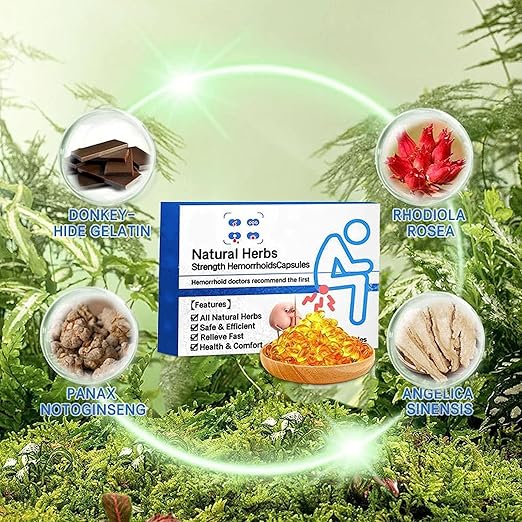Capsules pour hémorroïdes à base de plantes