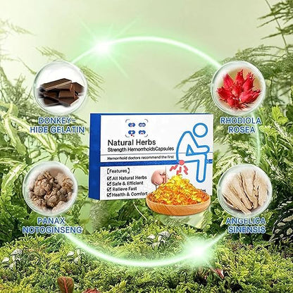 Capsules pour hémorroïdes à base de plantes