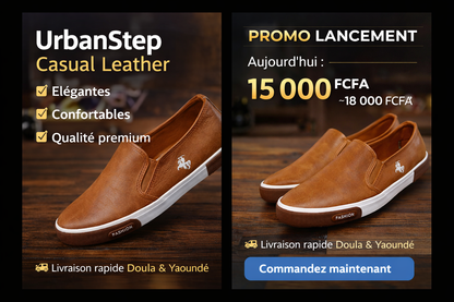 UrbanStep Casual – Sneakers Élégantes, Confortables & Faciles à Porter 👟